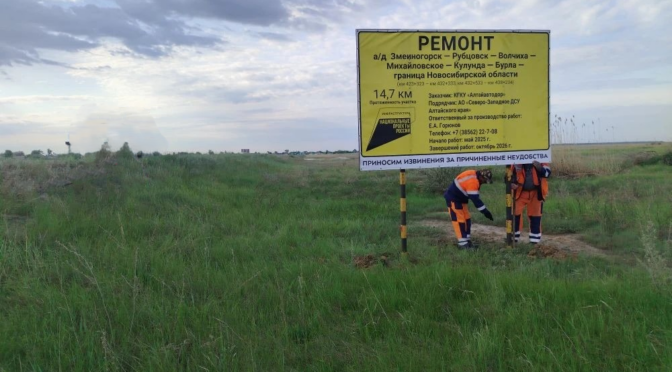 Змеиногорск-Рубцовск-Волчиха-Михайловское-Кулунда-Бурла-граница Новосибирской обл. км 423 в Бурлинском р-не. (1)
